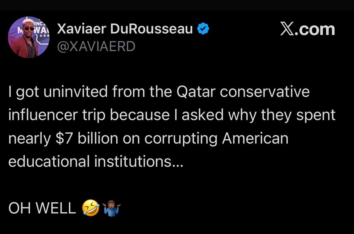 Luke37561184583's tweet photo. @emilysavesusa Xaviaer actually has integrity unlike you and you still went. https://t.co/3rnTabS3kj
