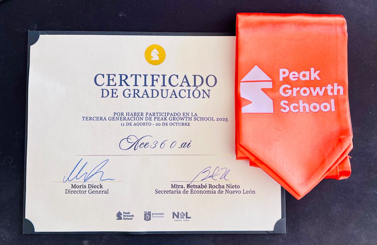 ACE360ai's tweet photo. @ACE360ai graduated from @peaknlmx ‘s Growth School Batch 3. 

Thanks to our allies for their support in the last three months. 

Our conviction to keep building the best platform for credit analysis remains strong.

🚀

@alfredoflorex

#finance #startup #ai #llm #ace360 #credit https://t.co/BimDuKFez1