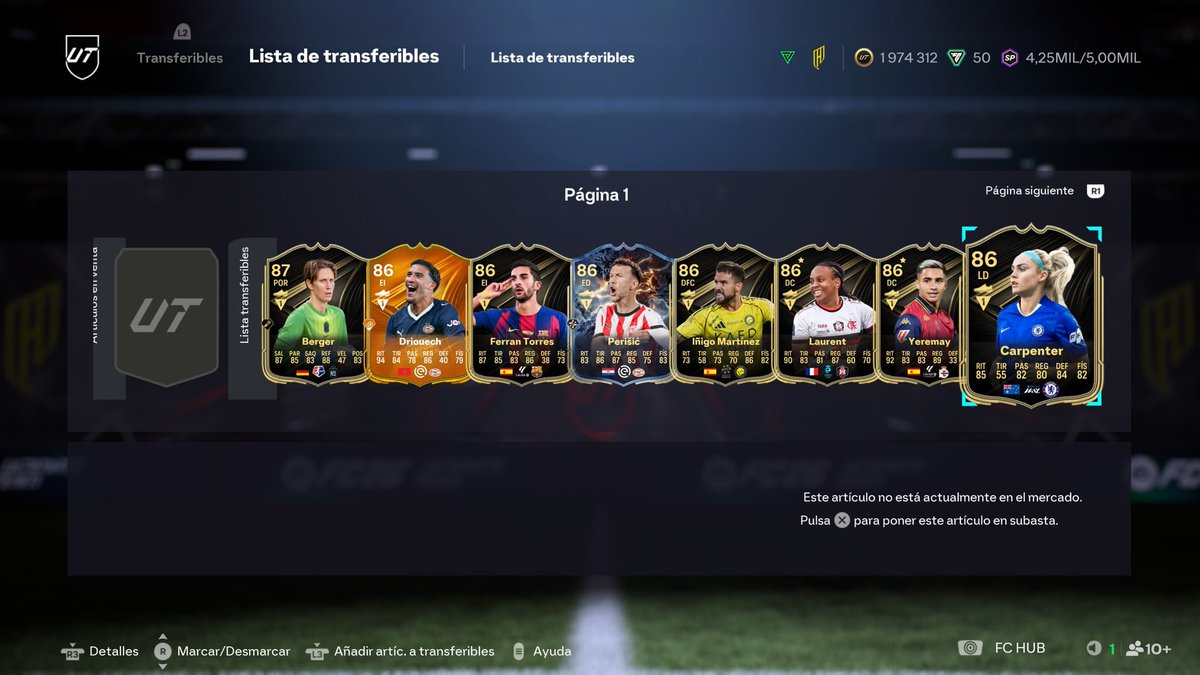 ⚡️ 15-0 THUNDERSTRUCK

🛡️🇧🇷 Carlos Alberto — OBLIGATORIO
🎯🇵🇹 Pedro Neto EVO
🤯🇳🇱 Simons EVO
🌟🇧🇷 Ibañez EVO

🔥🔝 4-4-1-1
🤷🏻‍♂️ +16 IFs en rewards