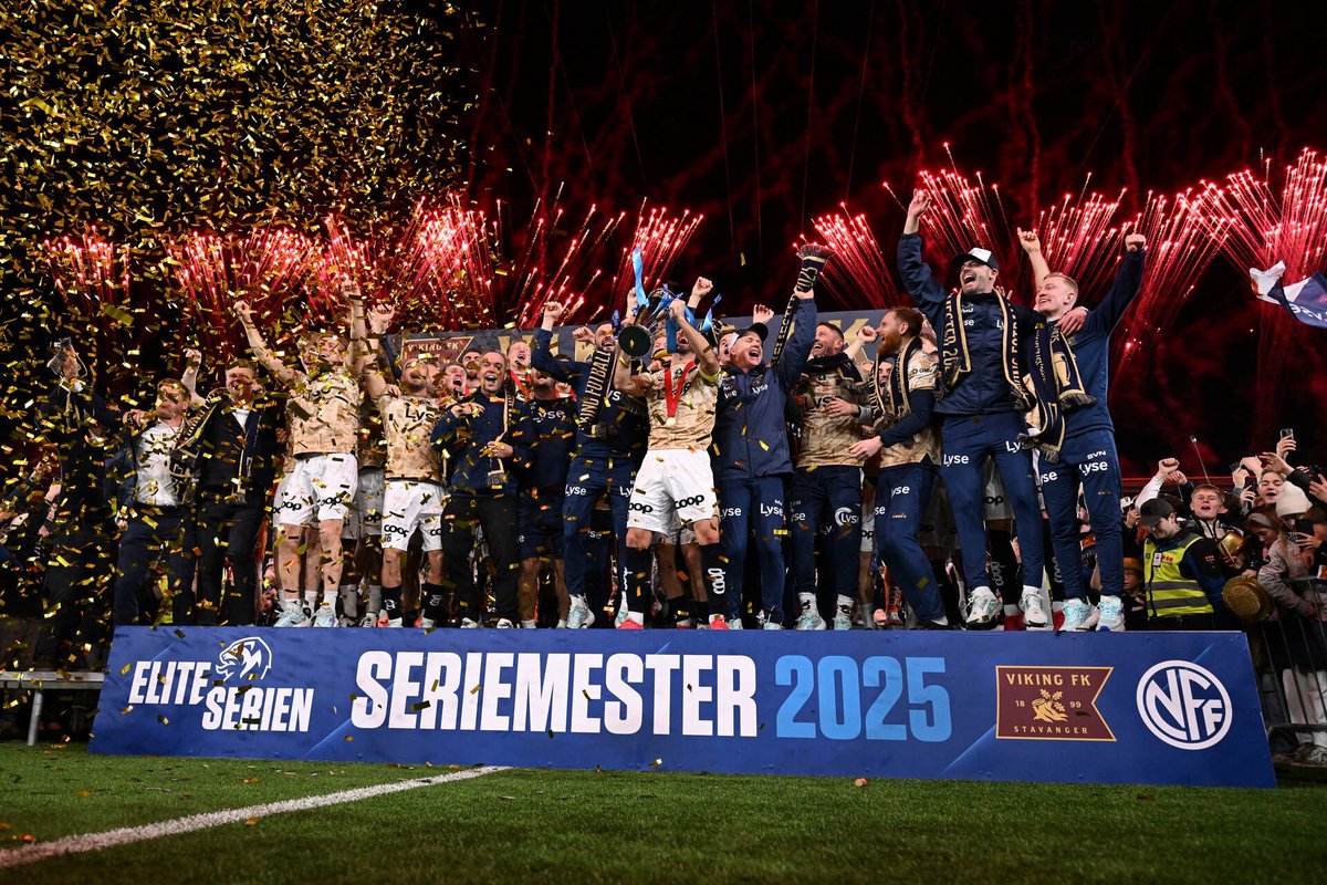 Gratulerer så mye til <a href="/vikingfotball/">Viking Fotball</a> med seriegullet! 🏆👏