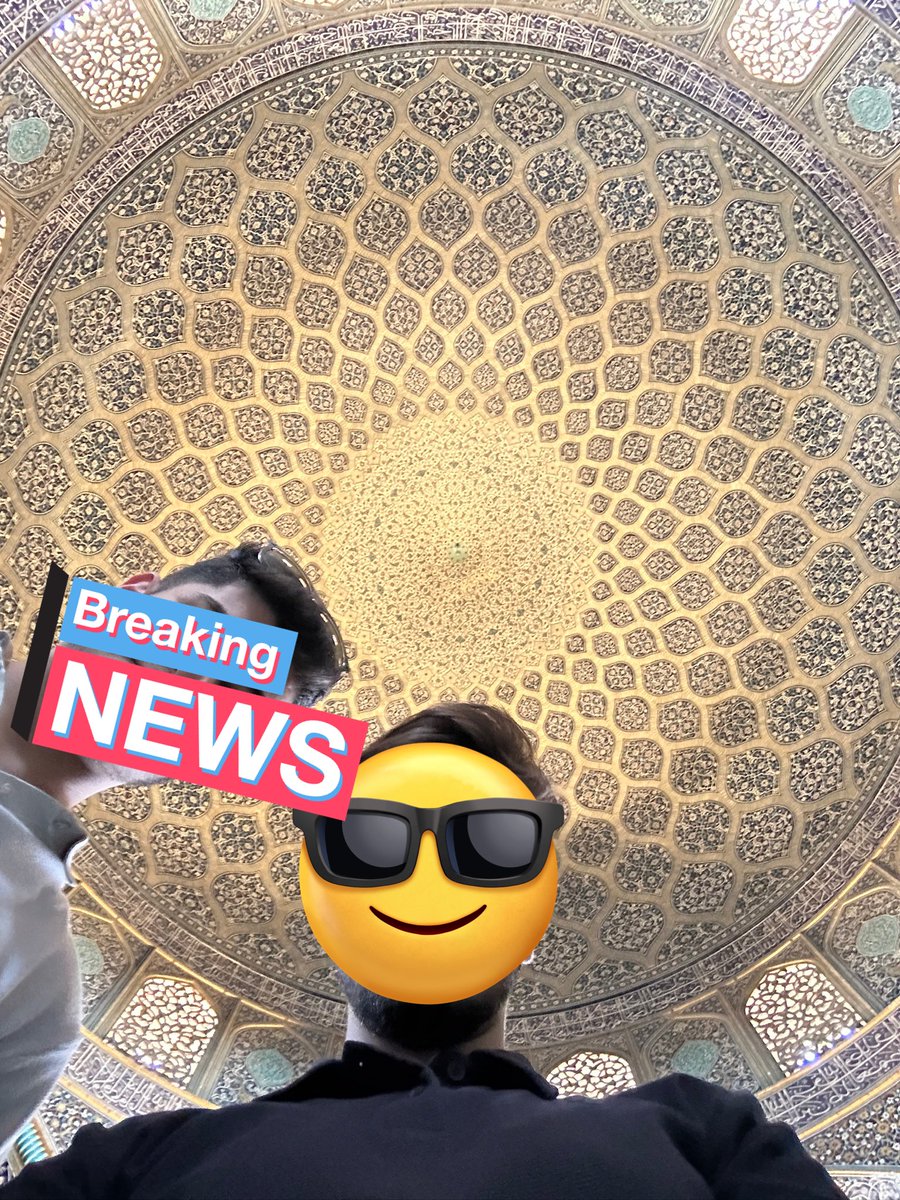 Çok sık paylaşılan bu kubbe fotoğrafı
İsfahan nakşicihan meydanındaki şeyh lutfullah camiinin kubbesidir. 
Şimdi alın bu bilgiyi ne yapıyorsanız yapın