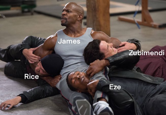 VdykCFC's tweet image. Reece James vs Rice, Zubimendi &amp;amp; Eze