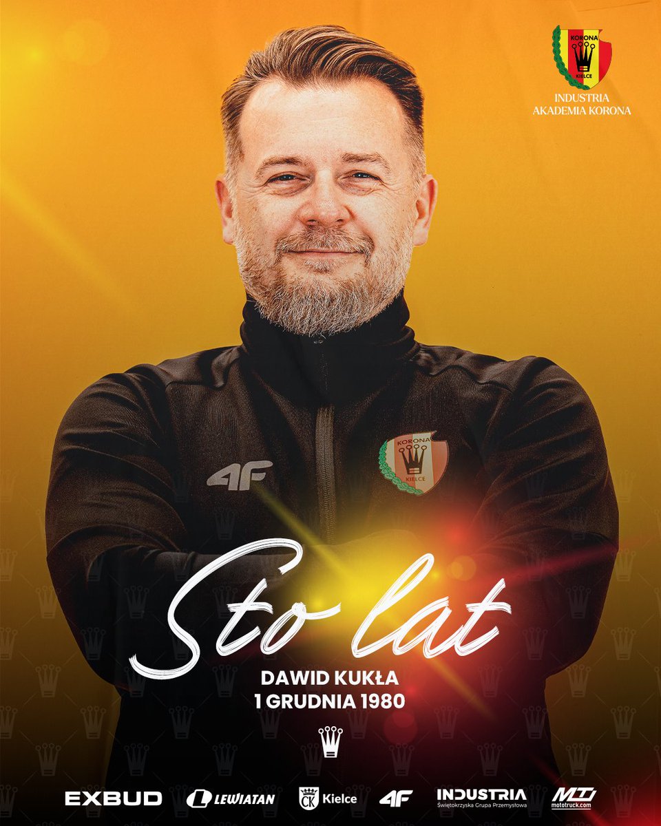 Wszystkiego najlepszego! 🥳

1 grudnia 45. urodziny świętuje trener zespołu U-11 - Dawid Kukła! 🎂

W tym dniu życzymy dużo zdrowia, nieustannego uśmiechu na twarzy, sukcesów, a także wielu niezapomnianych chwil podczas pracy z Naszą młodzieżą! 💛❤
__
<a href="/SGP_INDUSTRIA/">ŚGP INDUSTRIA</a> #industria