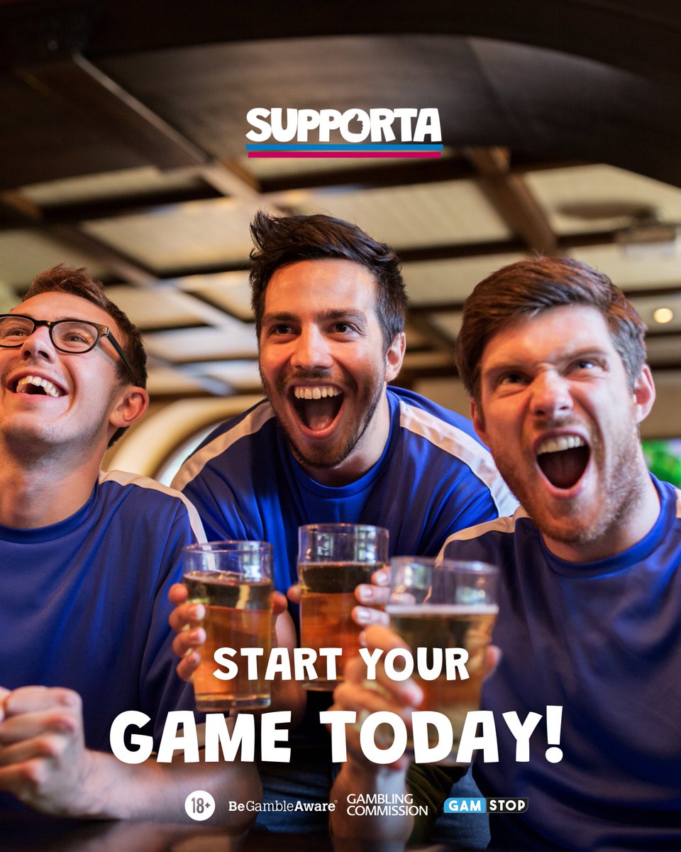 Supportauk's tweet photo. Another weekend of football comes to an end 🤝⚽️

With midweek fixtures on the way, now is the perfect time to set up a Last Man Standing on Supporta. Quick to set up and keeps everything in one place.

Download on the App Store or Google Play 📲
18+. Please play responsibly. https://t.co/c6ZlKxm14U
