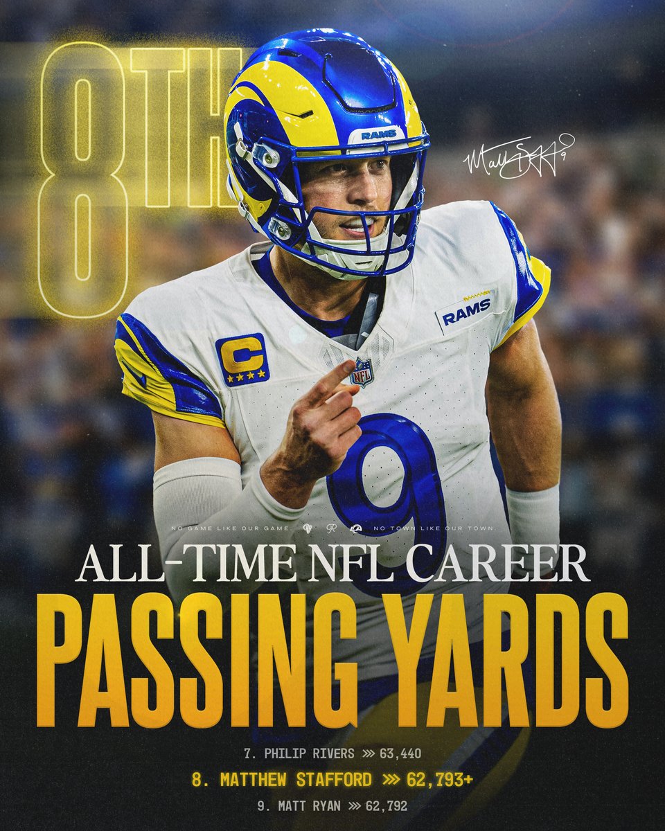 Whole lotta yards. 🪜 