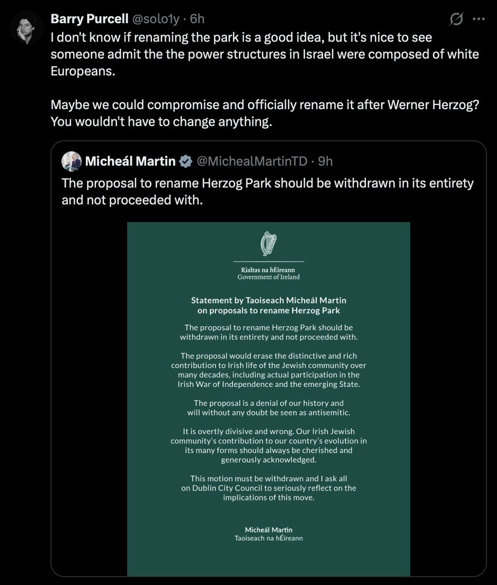 "I do not know if that racist proposal was bad or not, but I do know that I want to make it about the race of Israelis."