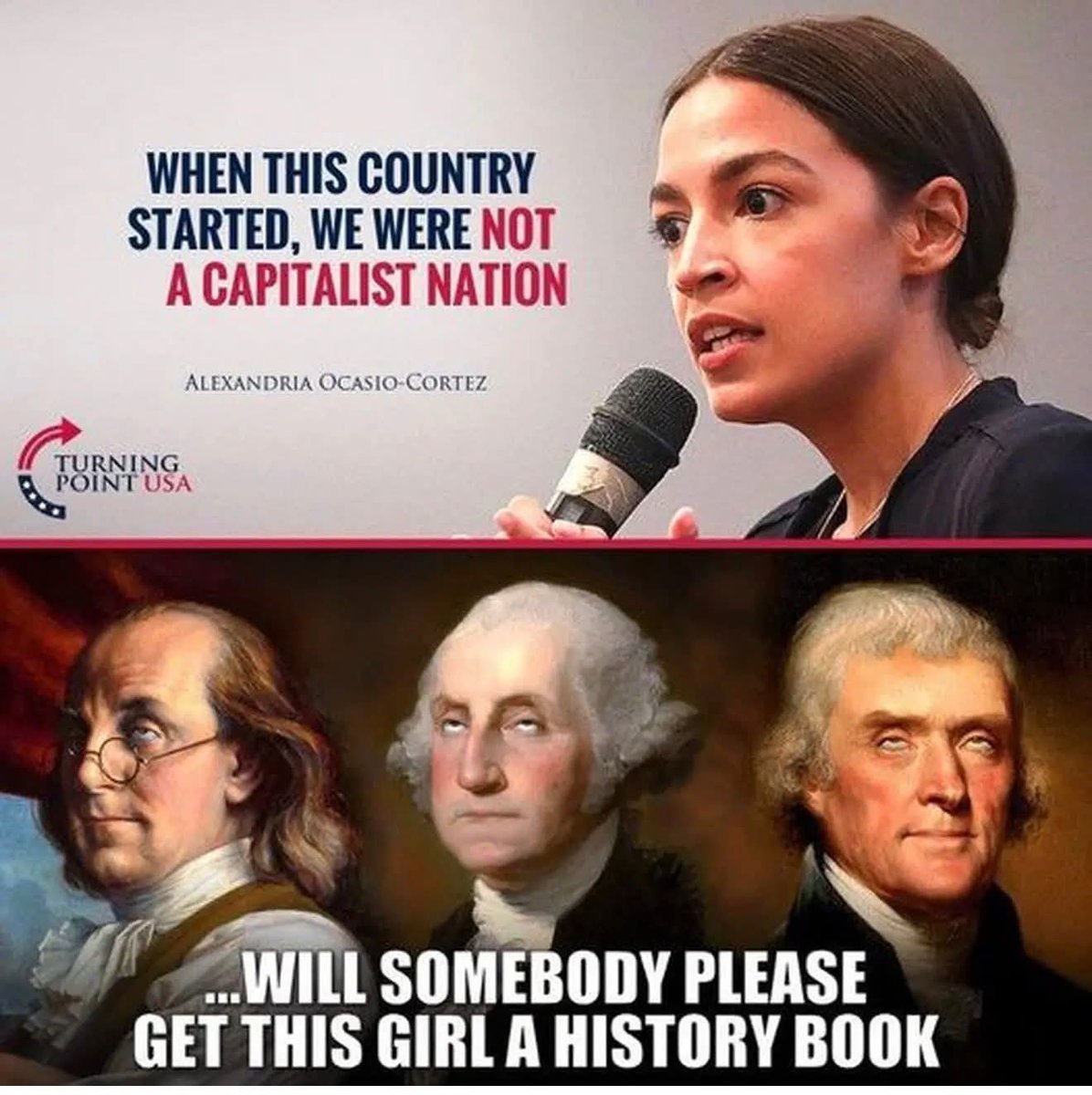Sassafrass_84's tweet photo. What were we, AOC? 🤦‍♀️ https://t.co/EWZKVOI1zL