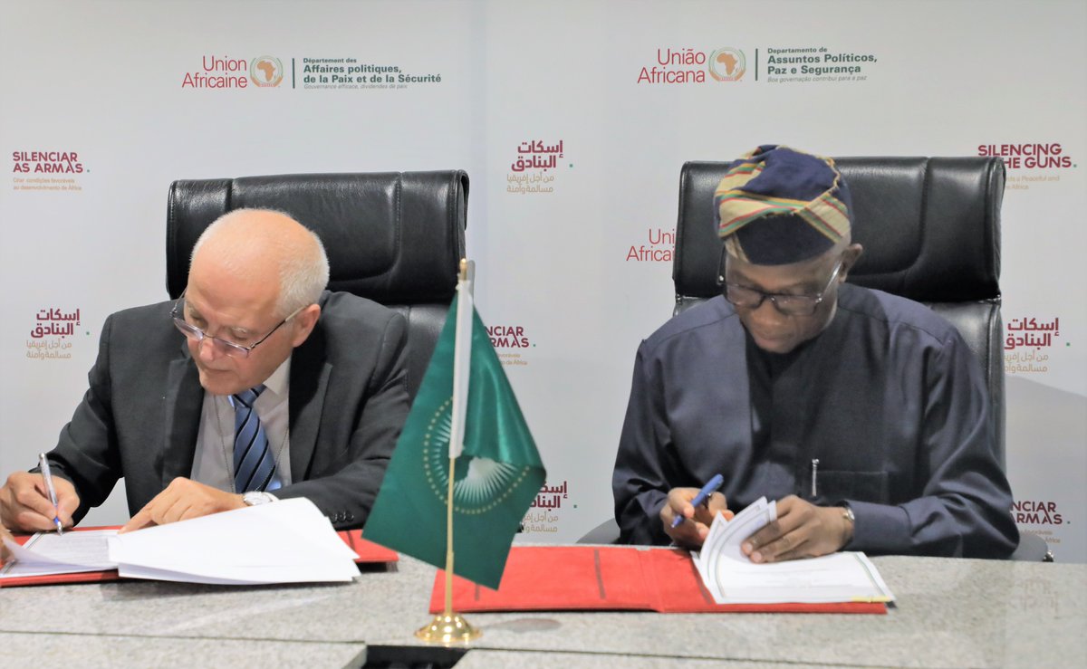 Bankole_Adeoye's tweet image. We formalised our collaboration through the signing of the Memorandum of Understanding between the @_AfricanUnion and #PNYX Limited to advance joint work on the African Security Conference (#ASEC). This partnership strengthens our collective efforts to foster dialogue, innovation…