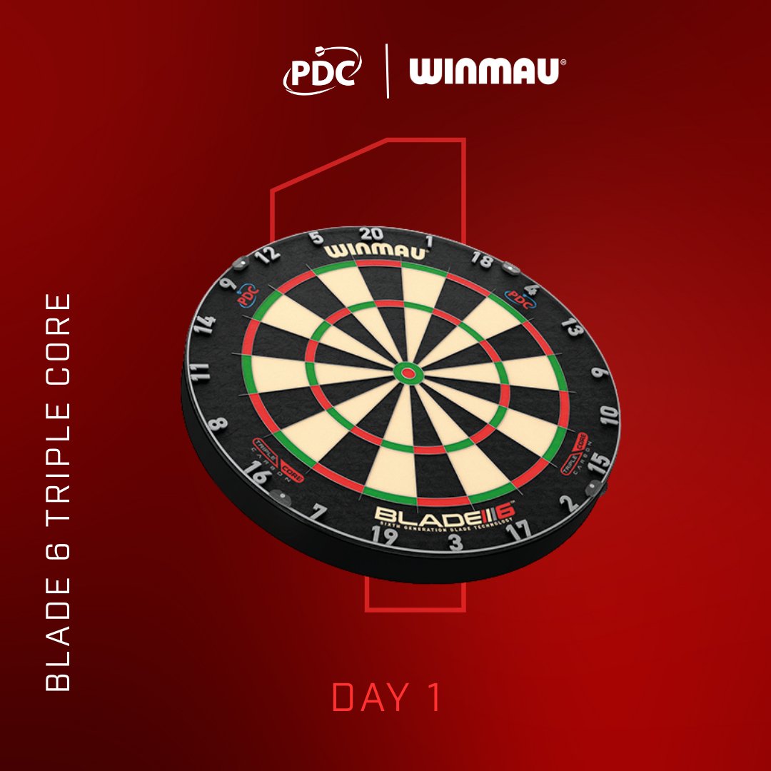 OfficialPDC's tweet image. The PDC x Winmau 12 Days of Christmas is BACK! 🙌

The first prize up for grabs is a Blade 6 Triple Core dartboard. 

Retweet &amp;amp; enter here for your chance to win 👉 bit.ly/12DOCDAY1