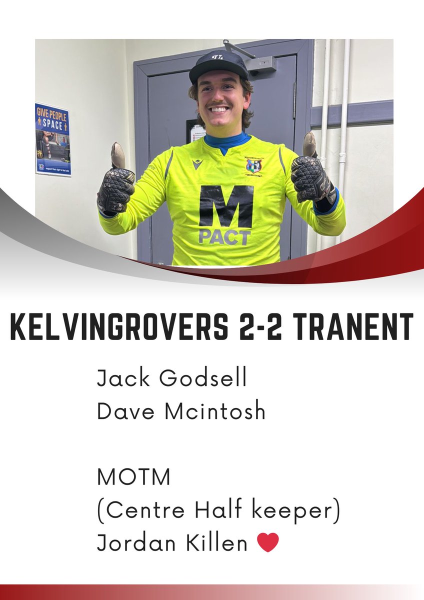 AfcTranent's tweet image. No keeper?No problem 🤷‍♂️

2-0 down against a good side with 10 to go managed to get it to penalties with unbelievable character from the boys.

Never had a keeper today so put our centre half in goals and produced 3 penalty saves 😂 Scottish football in a nutshell cannot beat it❤️