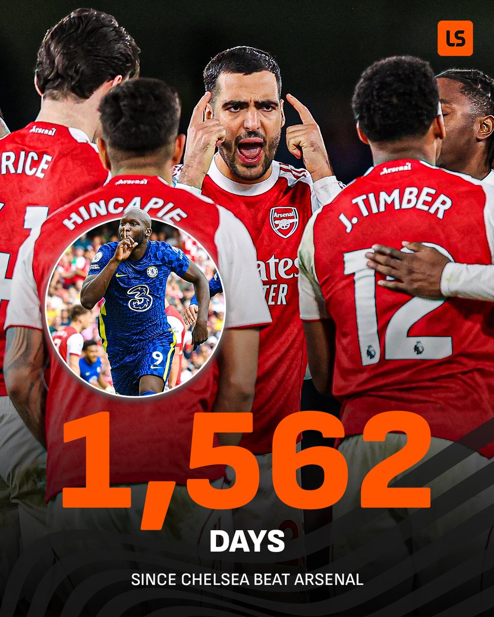 livescore's tweet image. The last time Chelsea beat Arsenal? 🤔

Back in 2021, when Romelu Lukaku scored on his Blues debut 🔙😳