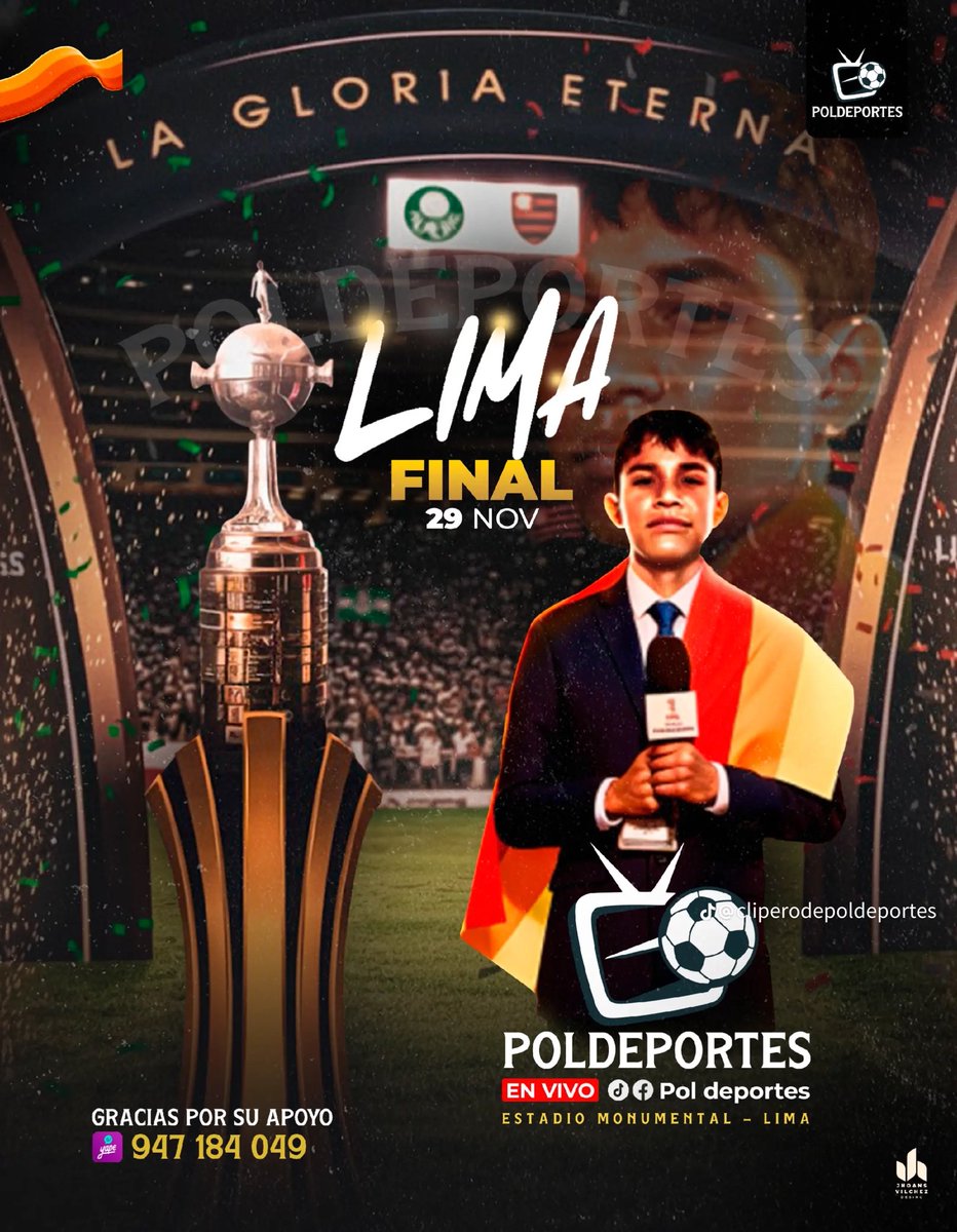 dulceprincesitx's tweet photo. ¡Hagamos famosa a la persona correcta! 

Pol es un niño que viene creando contenido en tik tok con sus entrevistas y narraciones de fútbol de una manera tan especial que emociona al escucharlo. Vino a Lima desde Andahuaylas para disfrutar de la final desde el Cerro Huaquerón 🥹 https://t.co/5KfodA8Qrk