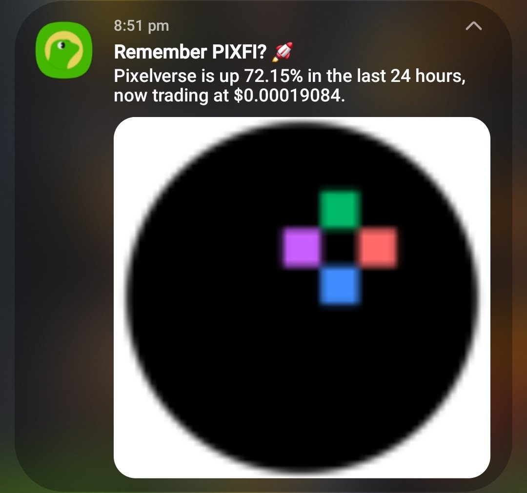 slooreviews's tweet photo. I always hold pixelverse dear to my heart.
Thing is, they're one of the platform that really took Nigerian serious by hosting a crypto show in Nigeria.

They hired me and paud  me well.

Just that the 2 years vesting was a thing.

But I'll always have soft spot for them, and will keep following yjr project.

I think it's a good time to bag some $PIXFI

Don't forget you can always get some from @coinexcom.

Shared via CoinEx Creator Program @coinexcreators 

#CoinEx #CoinExCreator