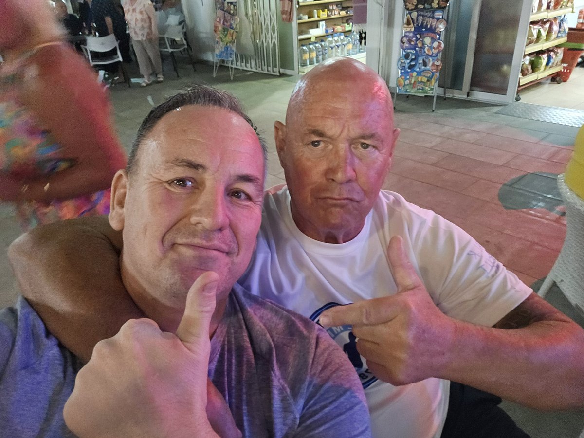 Back with my main man in my happy place 💙