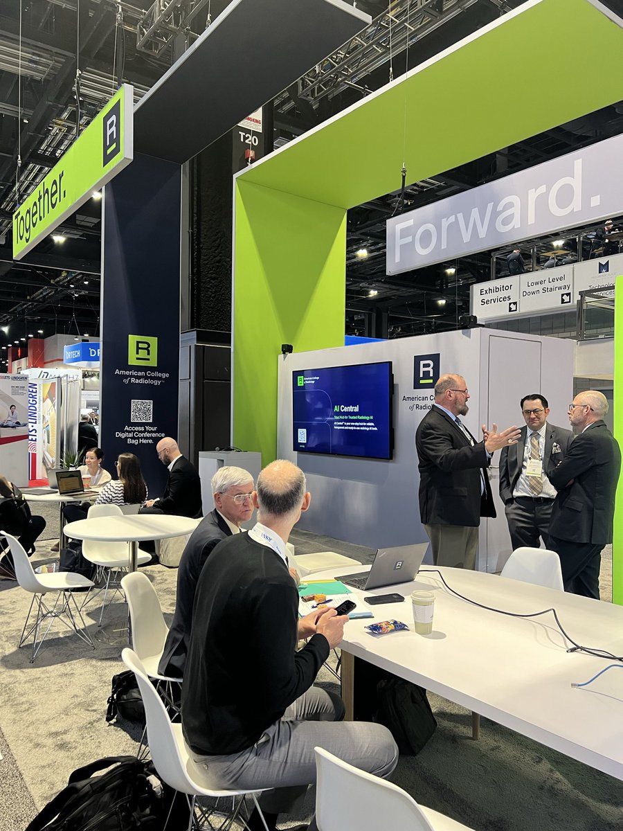 RadiologyACR's tweet photo. We’re excited to be back in Chicago for #RSNA25! Stop by booth #3129 to experience the latest in #radiology AI innovation from #ACRDSI, renew your membership, explore #ACRAccreditation & so much more. We can’t wait to see you 👋🏻 https://t.co/v573vMHBna