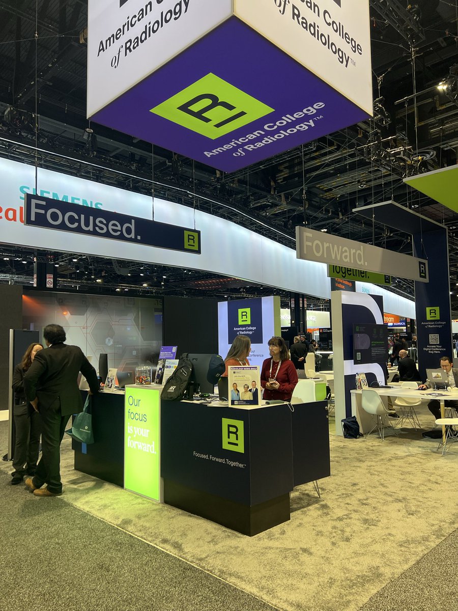RadiologyACR's tweet photo. We’re excited to be back in Chicago for #RSNA25! Stop by booth #3129 to experience the latest in #radiology AI innovation from #ACRDSI, renew your membership, explore #ACRAccreditation & so much more. We can’t wait to see you 👋🏻 https://t.co/v573vMHBna