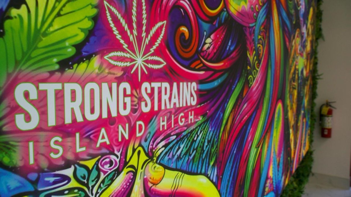 Those of you who doubt how strong today's pot is and the fact that commercialization and legalization have made cannabis more dangerous, just look at the name of this store!  It's intended to get you incompetent and totally waisted. Just look at the name of the strains!