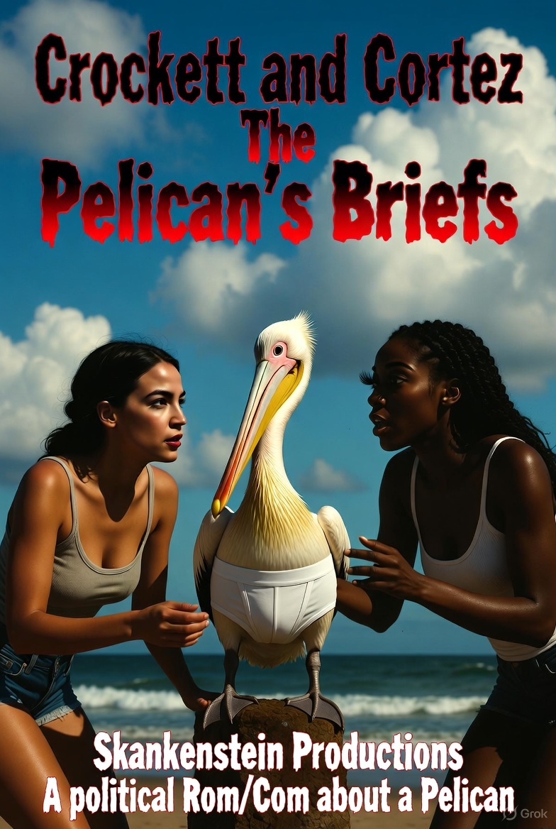 Skankenstein2's tweet image. #AI #Grok #AOC #JasmineCrockett #Parody #biglashes @grok 
- Obviously fake and parody