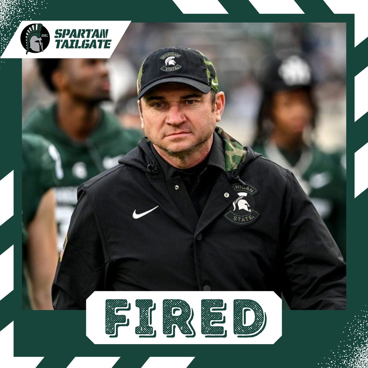 JustinThind's tweet photo. BREAKING: #MichiganState is firing head coach Jonathan Smith, sources have confirmed.

I’m hearing that new athletic director J Batt has a candidate in mind, so I don’t anticipate a national coaching search. Things will likely move fast.

Intel: https://t.co/aIFbmNSl4O (FREE) https://t.co/rD0KlfS04x