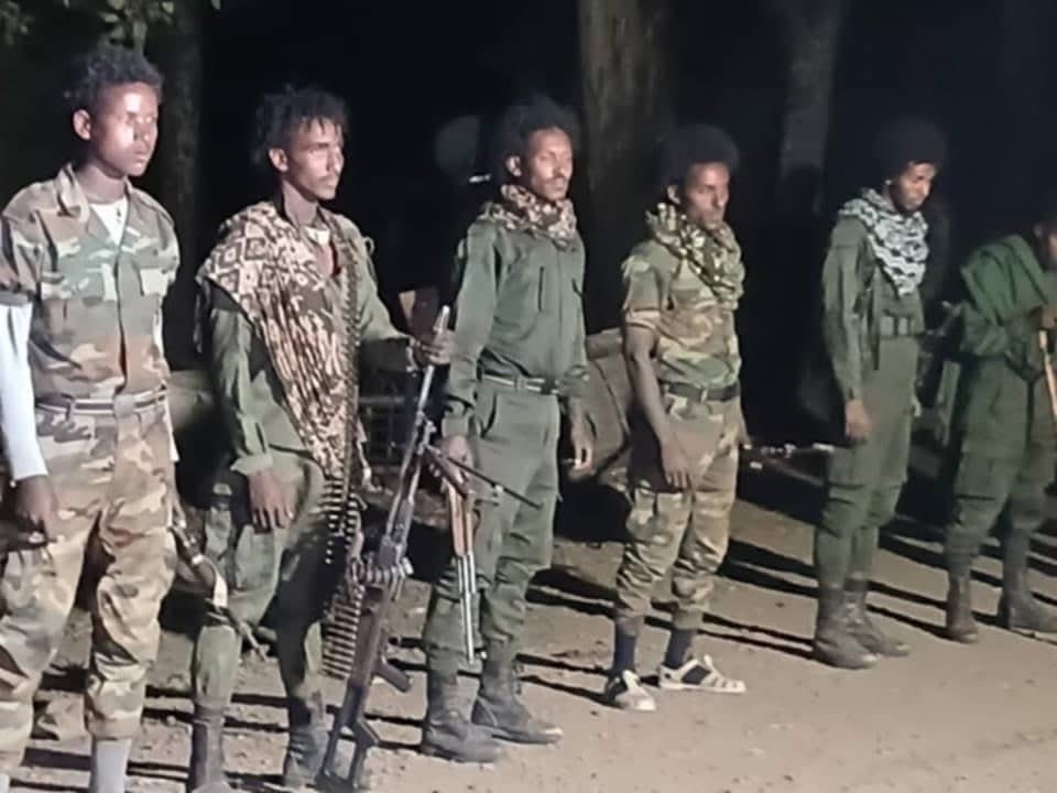 🚨NEW: Several members of  Fano ethno-extremist groups are  surrendering to the ENDF around Gondar area of Amhara.