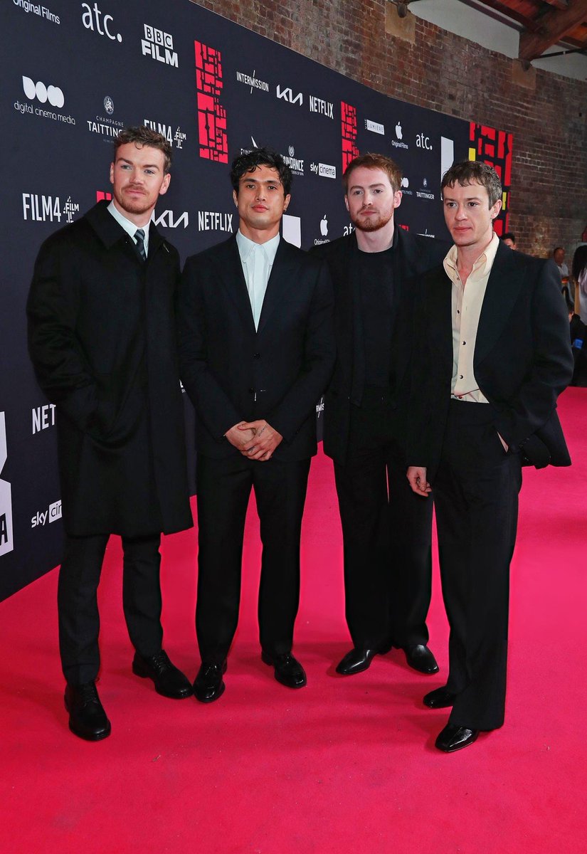 KitConnorInfo's tweet photo. Will Poulter, Charles Melton, Kit Connor and Joseph Quinn attend The 28th British Independent Film Awards 
Photo by Dave Benett for Getty Images https://t.co/Gca6voMmFT