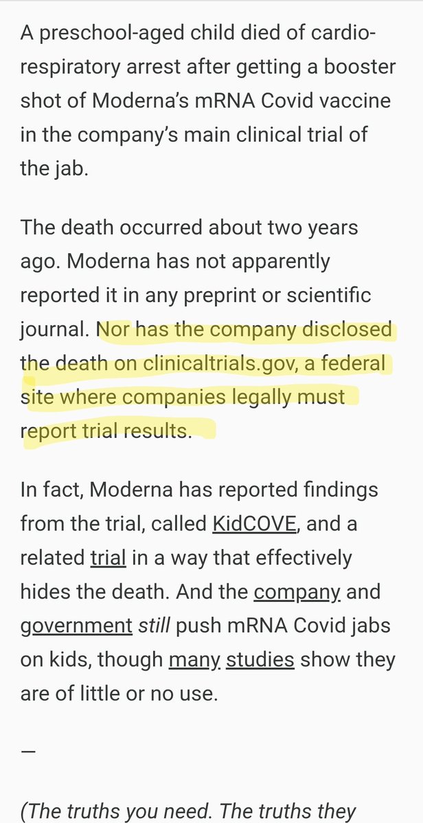 dr_jon_l's tweet image. &quot;Hid it&quot; by reporting it on the first results table in clinicaltrials.gov?