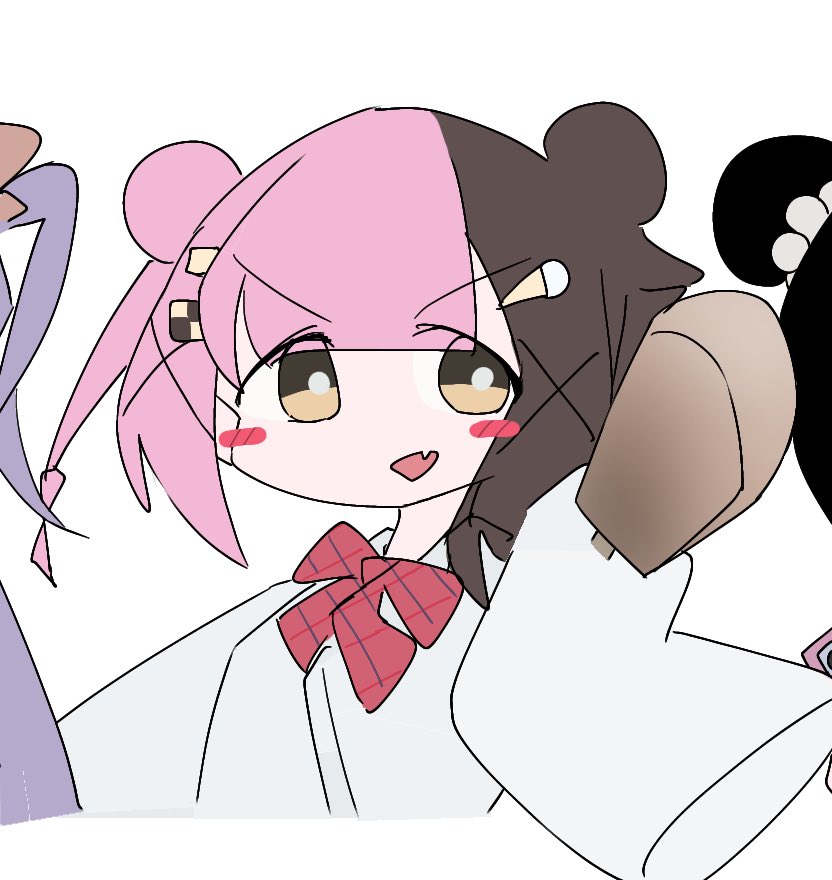 ForbiddenKtnh's tweet image. もちガールズ描いてたんだけど、絵柄が似てるのか模写みたいになったぜ！すごい