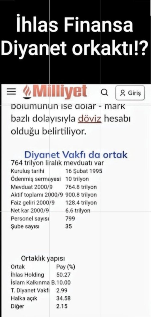 📢“#DEVLET #İHLASFİNANS YOLSUZLUĞU TESBİTİNİN DEVAMIN DA NEDEN MAĞDURLARI ÖNCE
#enverören/SONRA 25 YIL
<a href="/mucahid_oren/">Ahmet Mücahid Ören</a> in İNSAFINA TERKETTİ❓️
#ELİNSAF!
#ihlasFinansİçinDevletGöreve!
<a href="/RTErdogan/">Recep Tayyip Erdoğan</a> <a href="/yilmaztunc/">Yılmaz TUNÇ</a> <a href="/omerbolatTR/">Prof. Dr. Ömer Bolat</a> <a href="/ticaret/">T.C. Ticaret Bakanlığı</a> <a href="/adalet_bakanlik/">T.C. Adalet Bakanlığı</a> <a href="/eczozgurozel/">Özgür Özel</a> <a href="/hulusiakarmedya/">Hulusi AKAR</a>