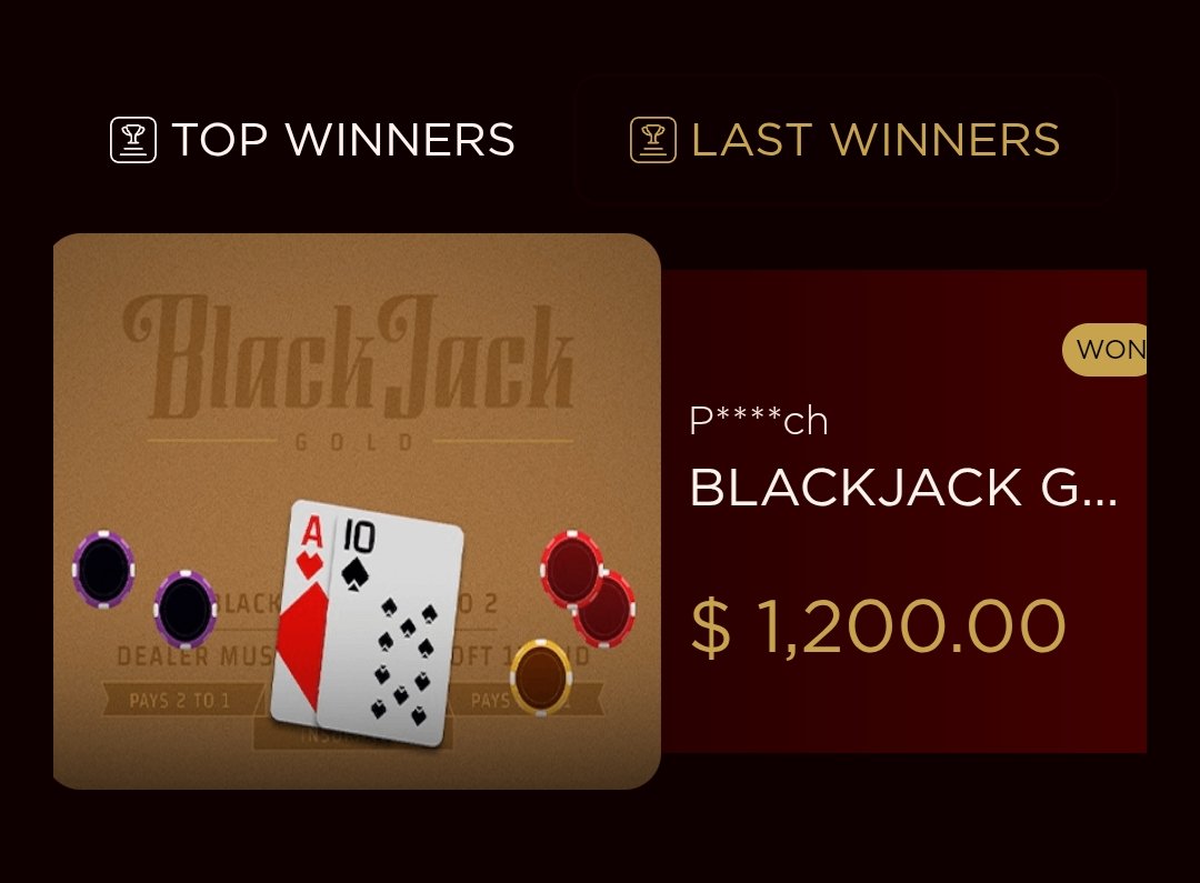 princeokodi8's tweet image. As the second hand of the clock ticks, players are winning it big on casinos on @Gamblr_io.

This is the recent winner in &quot;Black Jack&quot; casino.
There are several options to choose from depending on your knowledge, level of expertise and discretion.

I&apos;ll share a tip on blackjack👇