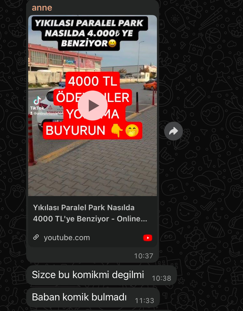 çünkü ane babama bunu bizzat yaşattım 😔