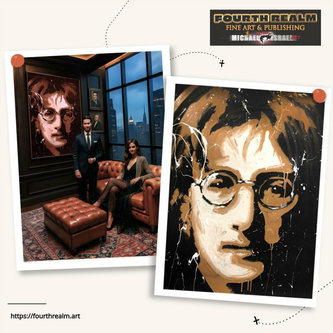 Michaelisrael1's tweet image. Discover the extraordinary Lennon for $40,000. Elevate your space with this stunning piece from acclaimed artist Michael Israel. Transform your collection today! #FineArt #LuxuryDecor

Shop Now fourthrealm.art/products/lennon