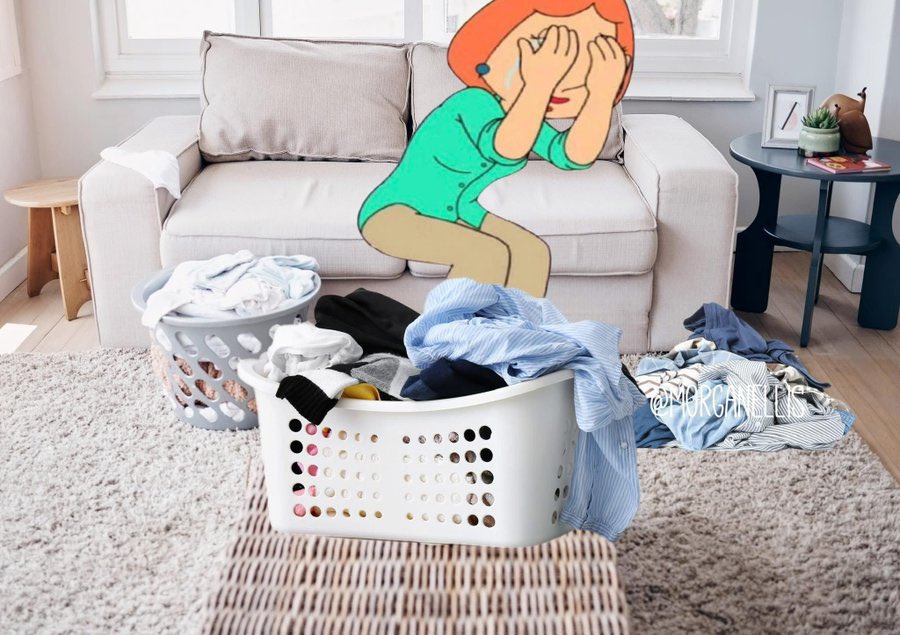 Whotfismick's tweet image. When the washer and dryer did their job and now it&apos;s time to do yours