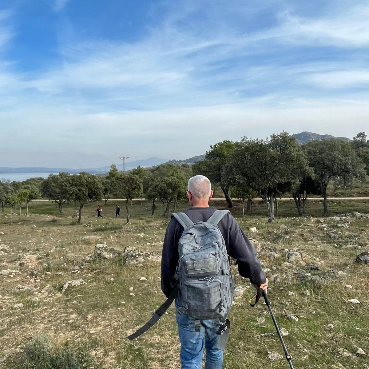 Ayer los chicos de Hontanar paseando por la Pedriza...