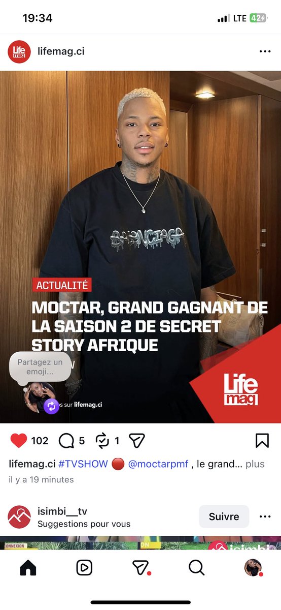 goldenBabe_02's tweet photo. #SecretStoryAfrique FAMILLEEEEE 🥳🥳🥳😭😭 C’EST INCROYABLE CE QUI SE PASSE https://t.co/zBJ2vjsgaJ