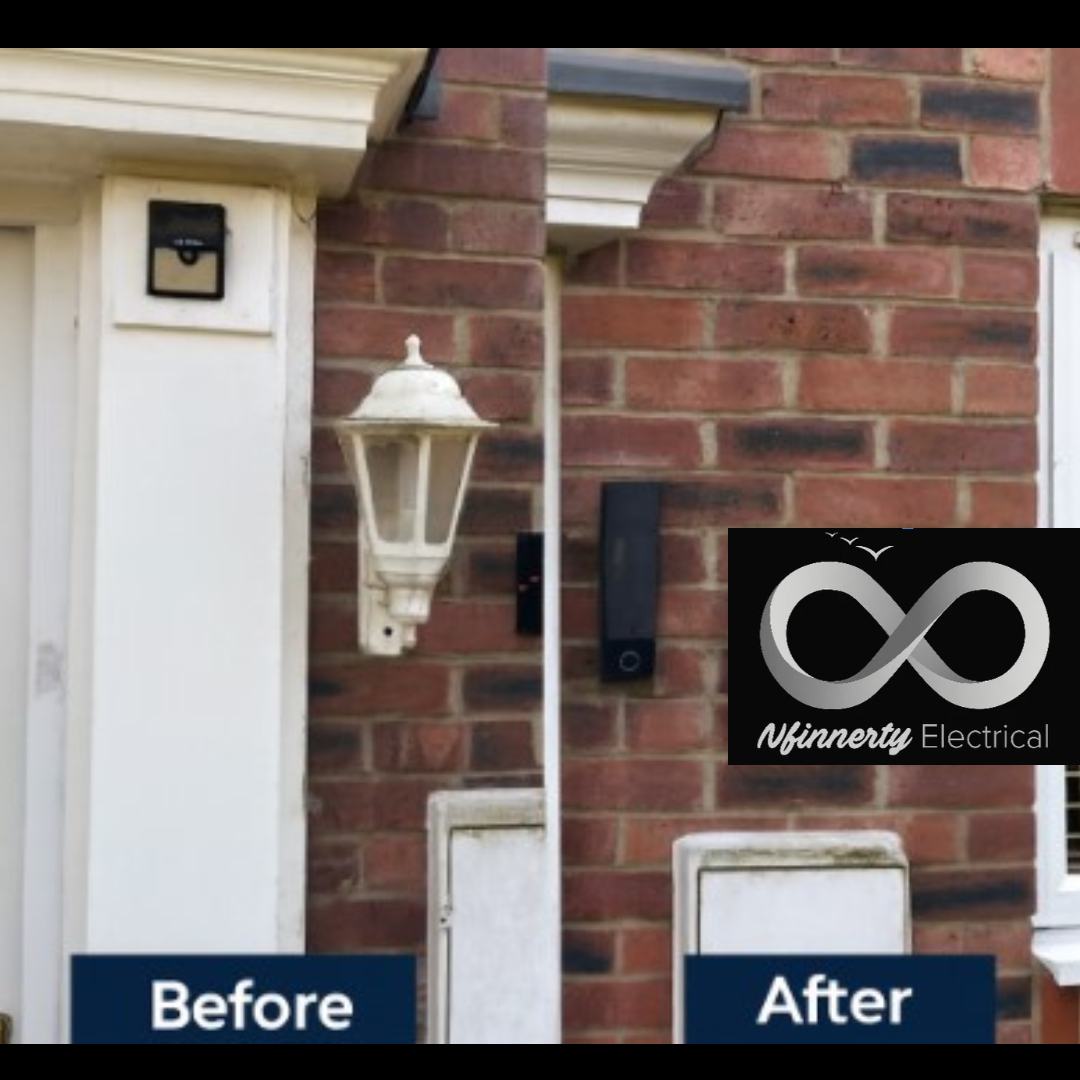 ⚡ Before &amp; after: small change, big impact. Trusted across York. Family-run. Rated 10/10. #YorkElectrician #BeforeAndAfter #TrustedTrades #NfinnertyElectrical
