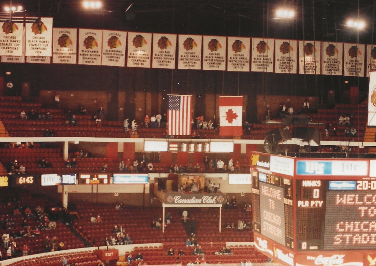 Cool picture by JD, who gave me a bunch of home video and photos. 

My holiday wish is that -- while home for the holidays -- you look in the attic and basement for that home video you took at Chicago Stadium. Let us know what you find! Spread the word.