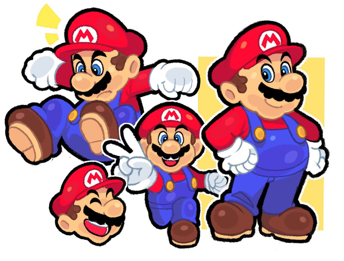 mannotoons's tweet image. been really happy with my recent mario art
