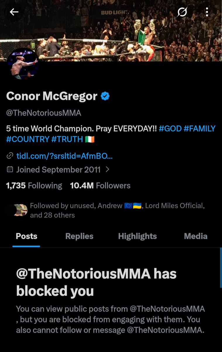ilikeblobfish1's tweet image. Got blocked by Connor McGregor lol.