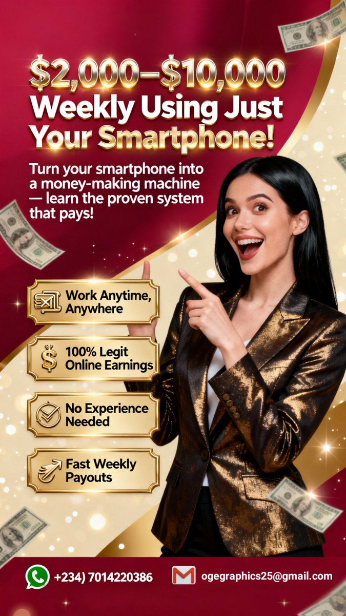 ElizabethS63864's tweet image. Want a design that makes people say “WOW 🤯”?
I’m your plug!
Flyers • Logos • Banners • Business Cards —
High-quality, affordable, and crafted to perfection.
📩 DM me now before slots fill up!
07014220386
#AffordableDesigns #CreativeDesigner #BusinessBranding #VisualBranding