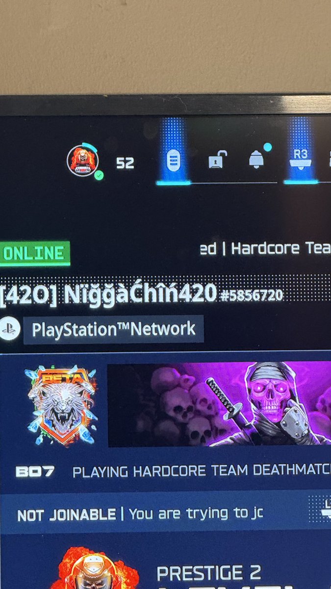 BumbleBee4334's tweet photo. @Activision this person really needs a name change it shouldn't have even been able to be accepted https://t.co/FElP5SgQto