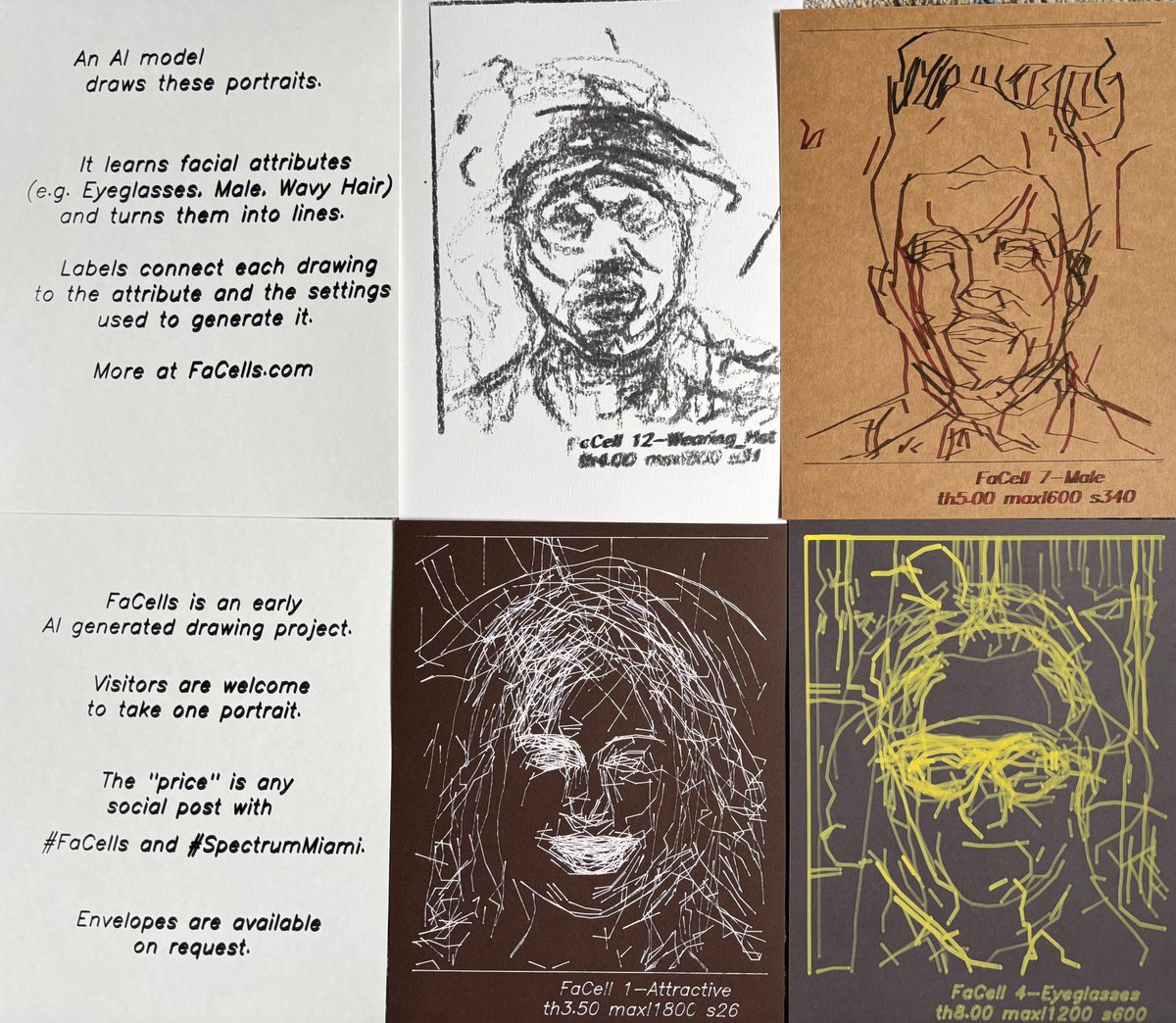 xavierign's tweet image. Come visit — FaCells at #SpectrumMiami at Mana Wynwood, booth 1112. Dec 3-7.
#plotterTwitter