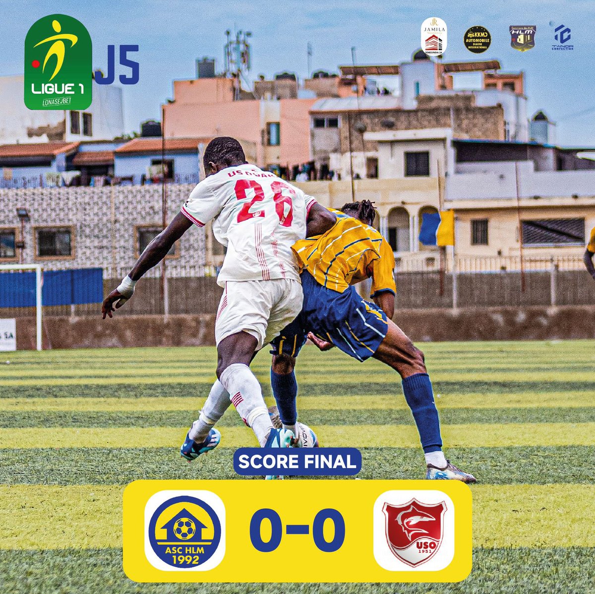 💙🤍💛
Match Nul 
vs US OUAKAM
#allezhlm  
#aschlm  
#lsfp  
#JamilaResidency by #SenegindiaSA
#kkmdautomobile
#tanorconfection  
#hlmdeukkla  
#football #sport #lsfp #ligue1sn#lonasebet 
💙🤍💛✊🏾