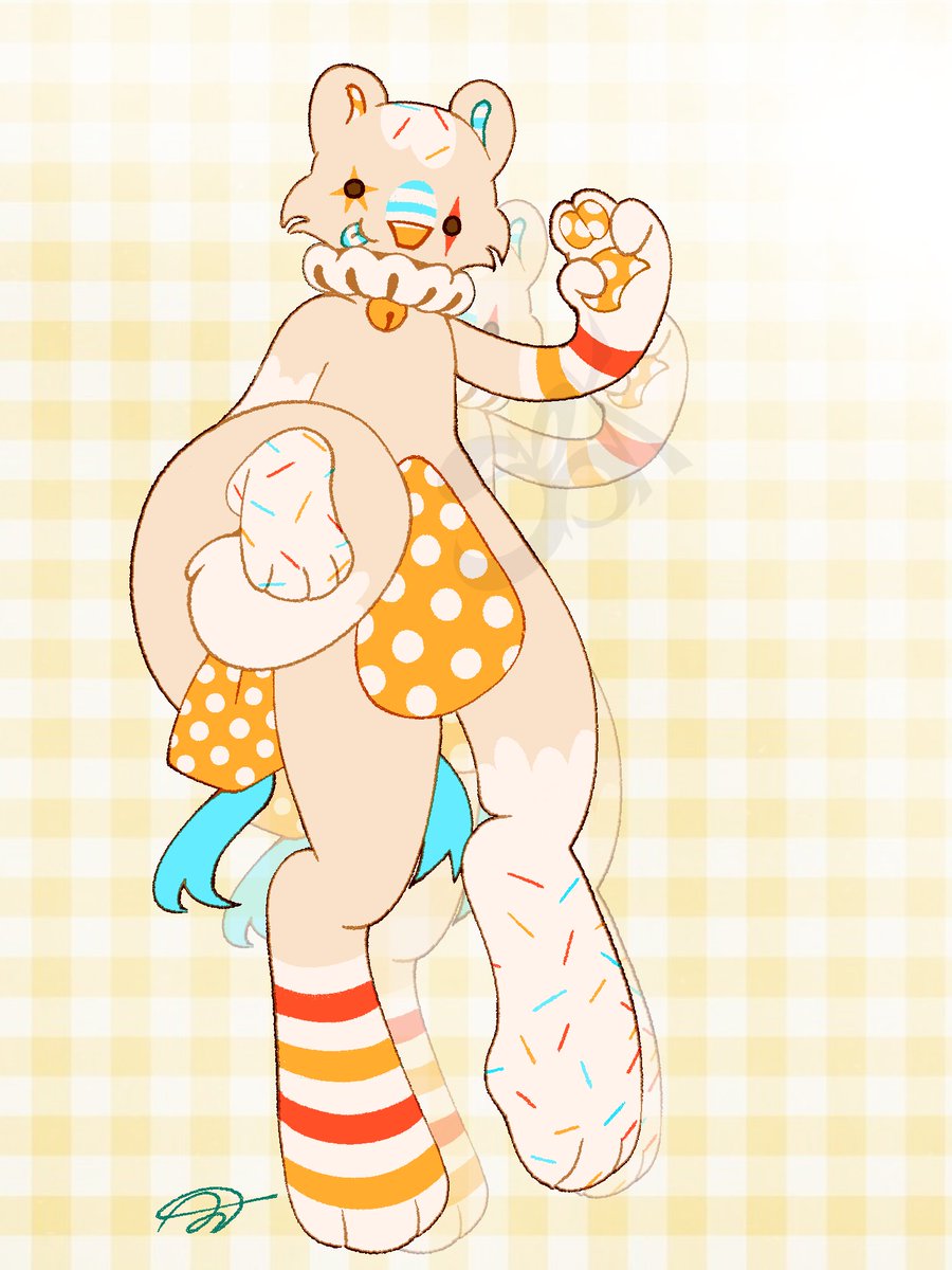 SrkSeppy's tweet photo. Clown adopt !! I dunno what to tag this on twitter.. 
#adopt #oc #clown https://t.co/eAp0tq42a7