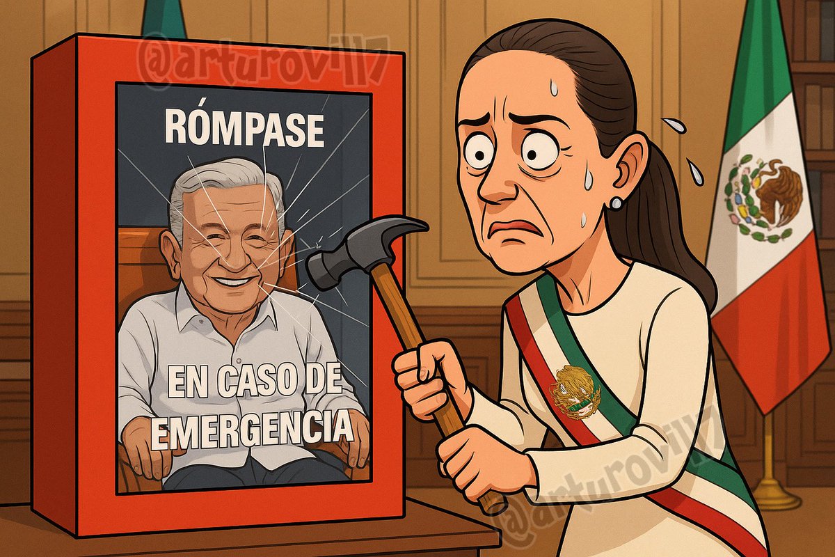 Rómpase en caso de emergencia

Claudia ya estaba desesperada… tanto así que tuvo que romper la vitrina para sacar a su verdadero salvavidas político: AMLO.

No es una PresidentA, es una encargadA de despacho.