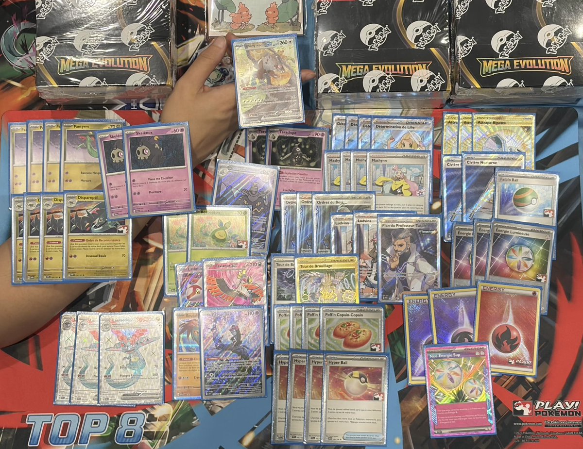 TOP 8 IN STUTTGART !!!🥳

My first Regionals since Hawaii, so I’m really happy I managed to do so well!

A very, very unfortunate Top 8 match, but I’m really happy to see <a href="/NicolaiStiborg/">Nicolai Stiborg</a> win the whole event

I didn’t plan to play for Worlds, but I guess I have to do it now…😁