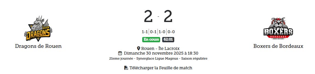 LigueMagnus's tweet photo. Un match qui tient toutes ses promesses à Rouen ! PROLONGATION 💪💪
#SLMHockey #ROUBOR https://t.co/BLzSOTB5P0