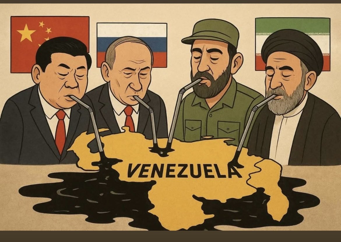 monterogabriela's tweet image. Recognize these fellows? They’ve been the ones taking our oil the last 26 years in exchange for intelligence and military muscle. Few commentators seem outraged by the real invaders.