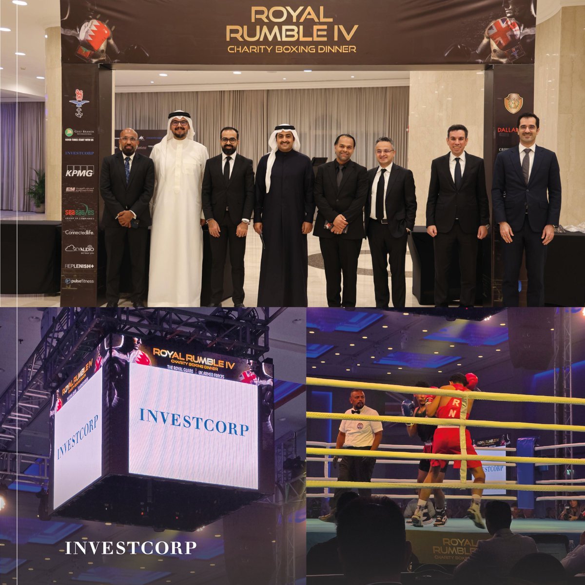#Investcorp was proud to serve as a Gold Sponsor of Royal Rumble IV, a charity military boxing event held under the patronage of His Highness Sheikh Khaled Bin Hamad Al Khalifa. The event brought together the Bahrain Royal Guard and the British Armed Forces, including the British