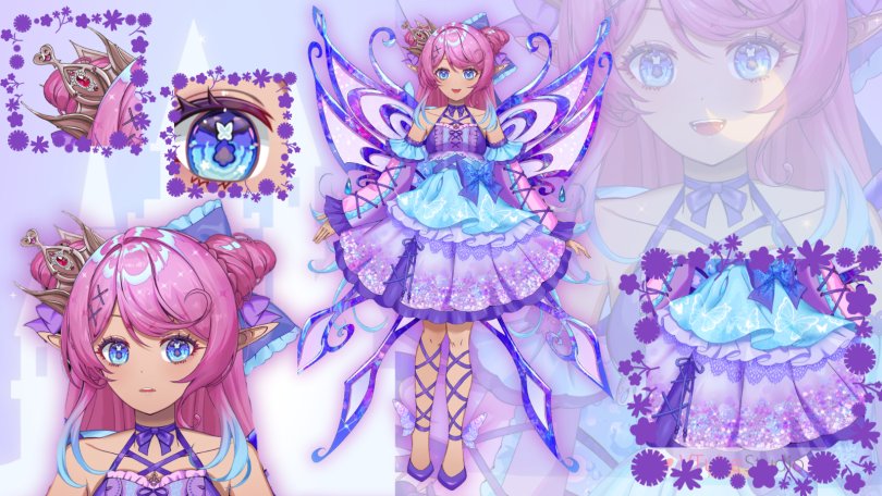 pyxipop_'s tweet image. Yaahallo Lil Flutters~! I'm PyxiPop, a butterfly pixie princess Vtuber !  

I stream wholesome content on Twitch, aiming to change the world by spreading hope &amp;amp; happiness! ꨄ

Tags
#artpyx
#PYXiMEME
#pyxiclippy
#PyxiPrincessLive

Oshi mark: 🦋💧👑
Socials: pyxipop.carrd.co