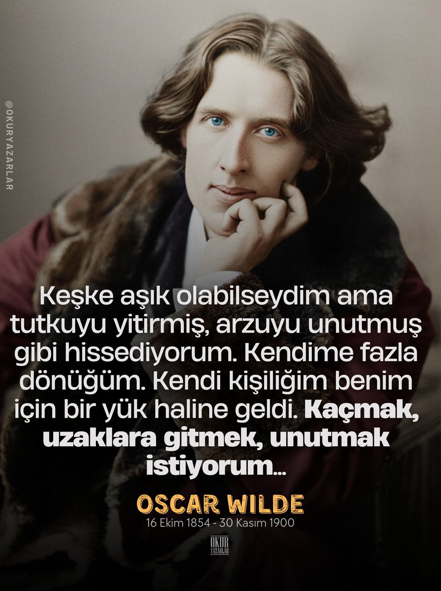 Geç Victoria dönemi Büyük Britanya'sının en başarılı ve ünlü yazarları arasında yer alan İrlandalı oyun yazarı, romancı, kısa öykücü ve şair Oscar Wilde; 125 sene evvel sefalet içindeki son senelerinin ardından, 30 Kasım 1900 tarihinde 46 yaşındayken yaşama veda etmişti.